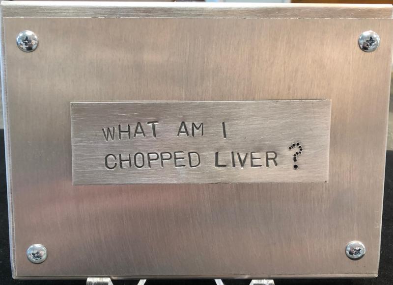 Chopped Liver Sign